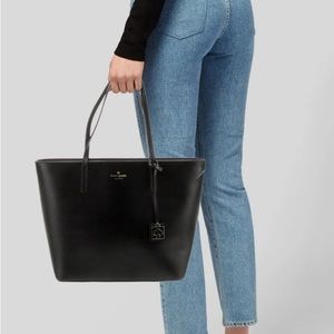 Like New Kate Spade Solid Leather Tote - Large